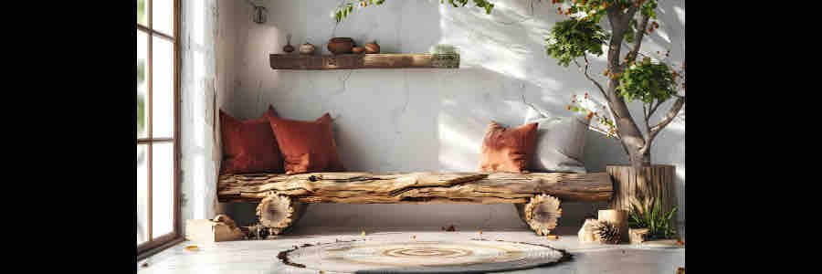 imagen decoración estilo rustico - www.midecostyle.com